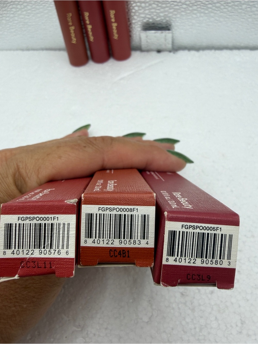 Rare Beauty Soft Pinch Tinted Lip Oils in Deep Red, Rose, Berry- Bundle of 3 - Picture 4 of 5